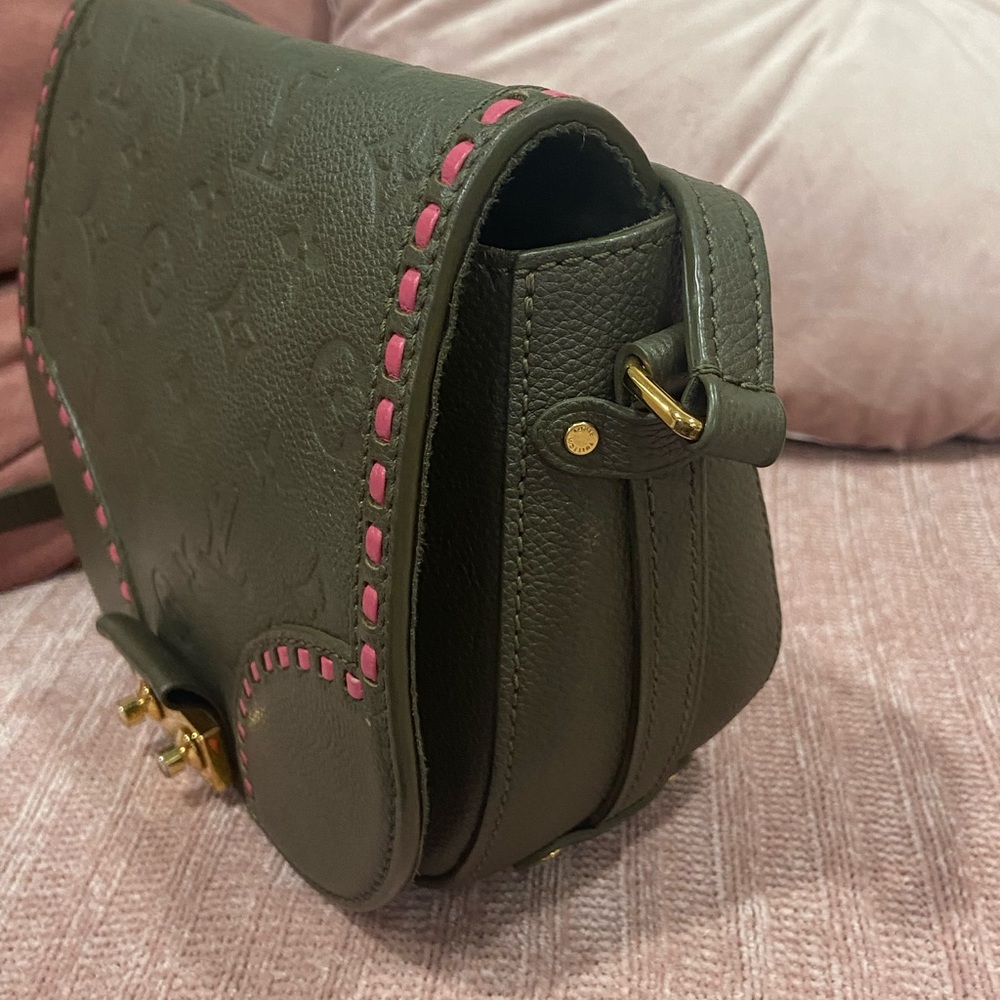 🫒 🫒 Louis Vuitton Emprinte Olive Green Crossbody Bag - Picture 6 of 11